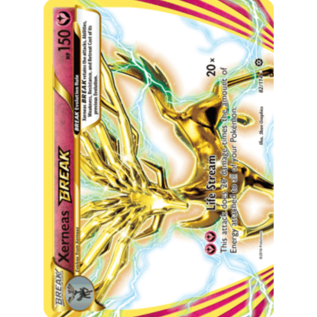 Xerneas BREAK 082/114  - Holofoil XY  Steam Siege - Rare BREAK