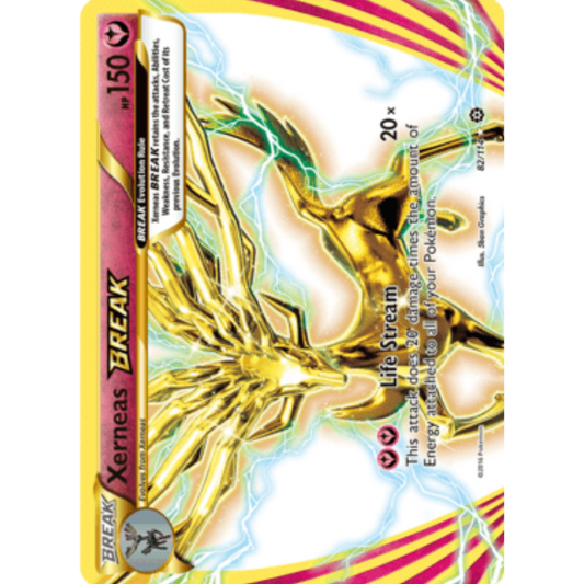 Xerneas BREAK 082/114  - Holofoil XY  Steam Siege - Rare BREAK