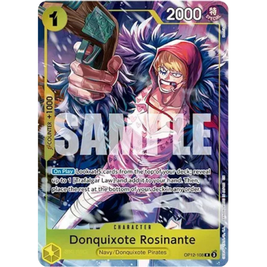Donquixote Rosinante (Illustration Box Vol.6) (OP12-108) - One Piece Promotion Cards Foil