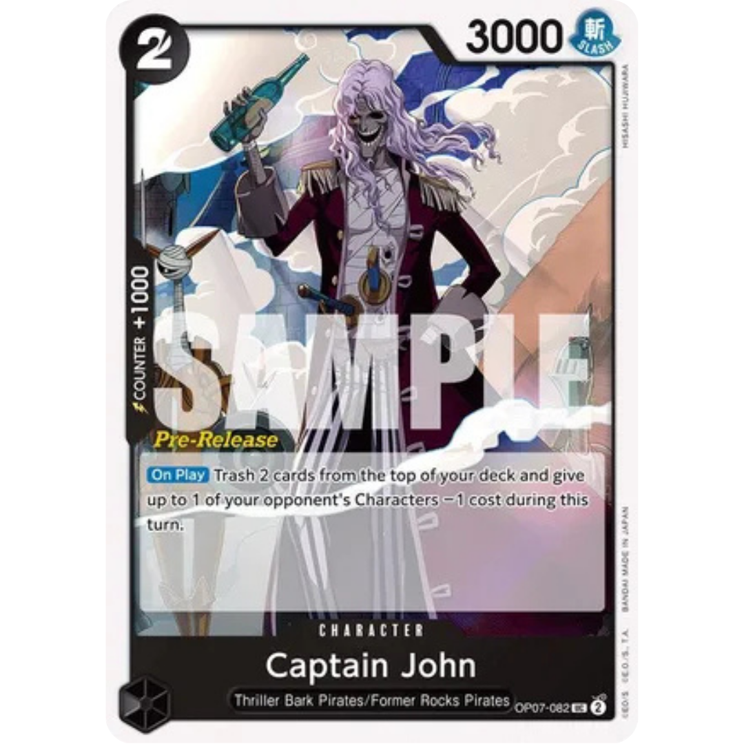 Captain John (OP07-082) - 500 Years in the Future Pre-Release Cards