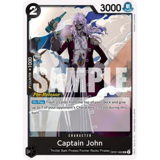 Captain John (OP07-082) - 500 Years in the Future Pre-Release Cards