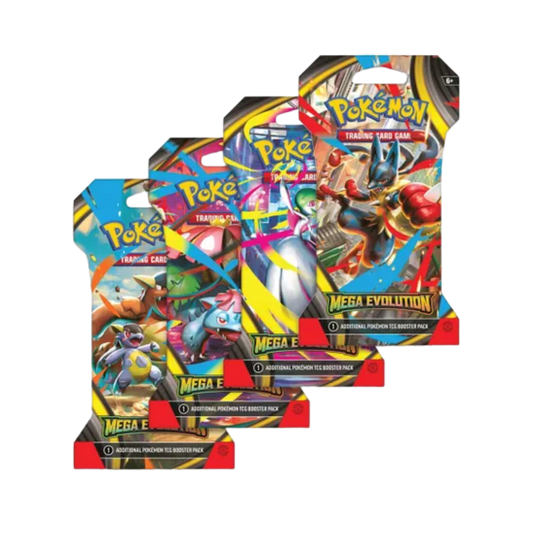 Mega Evolution Sleeved Booster Pack Art Bundle [Set of 4]