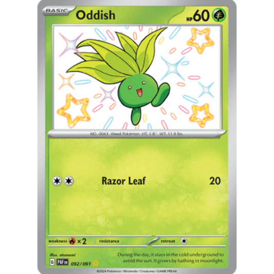 Oddish (092/091) [Scarlet & Violet: Paldean Fates]