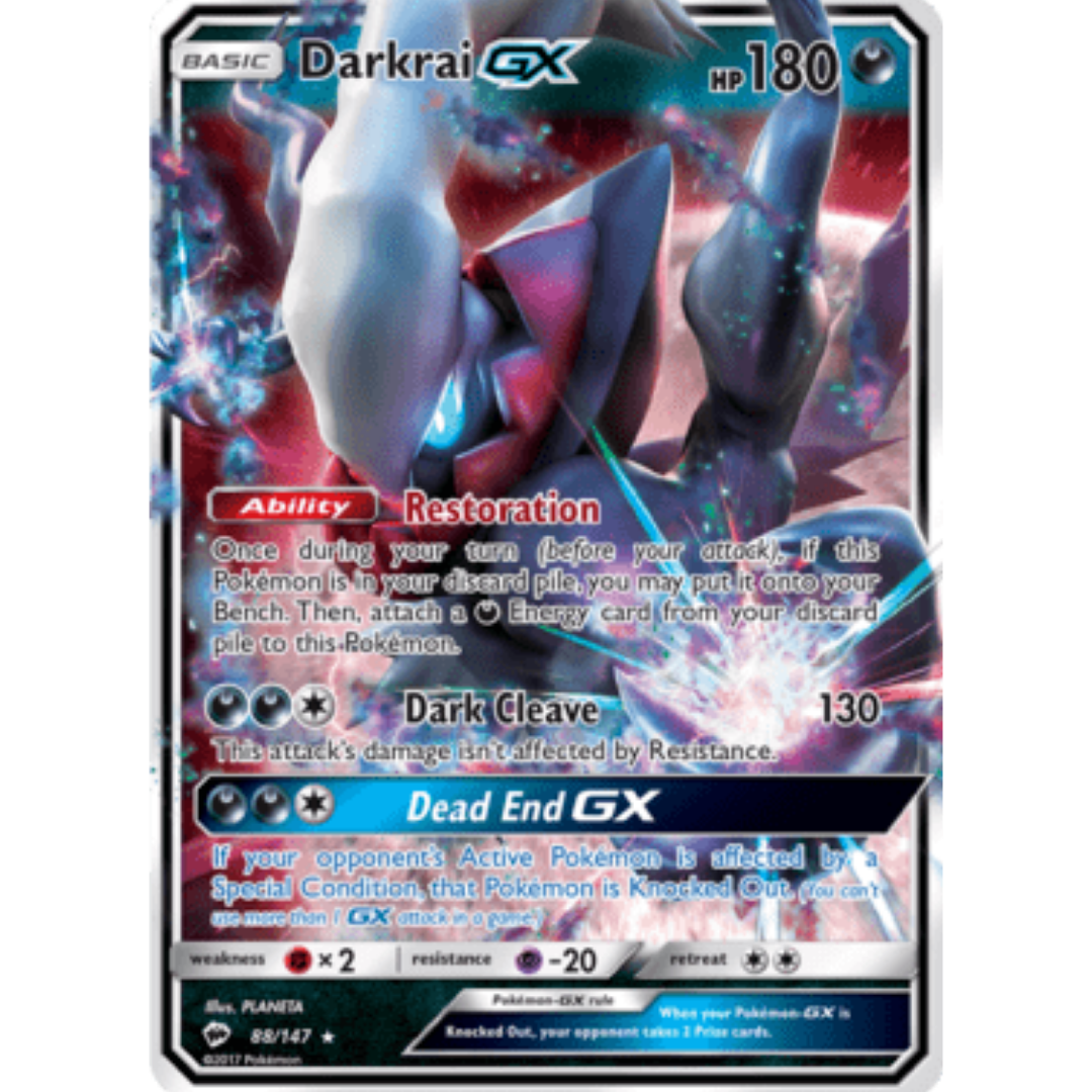 Darkrai GX - 88a/147/147  - Holofoil Jumbo Cards - Promo