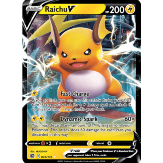Raichu V (045/172) [Sword & Shield: Brilliant Stars]