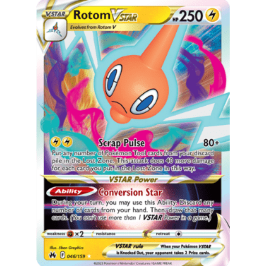 Rotom VSTAR (046/159) [Sword & Shield: Crown Zenith]