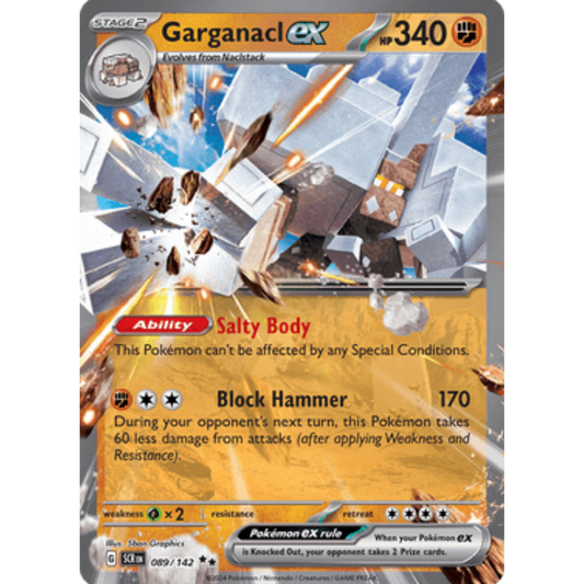 Garganacl ex 089/142  - Holofoil SV07 Stellar Crown - Double Rare