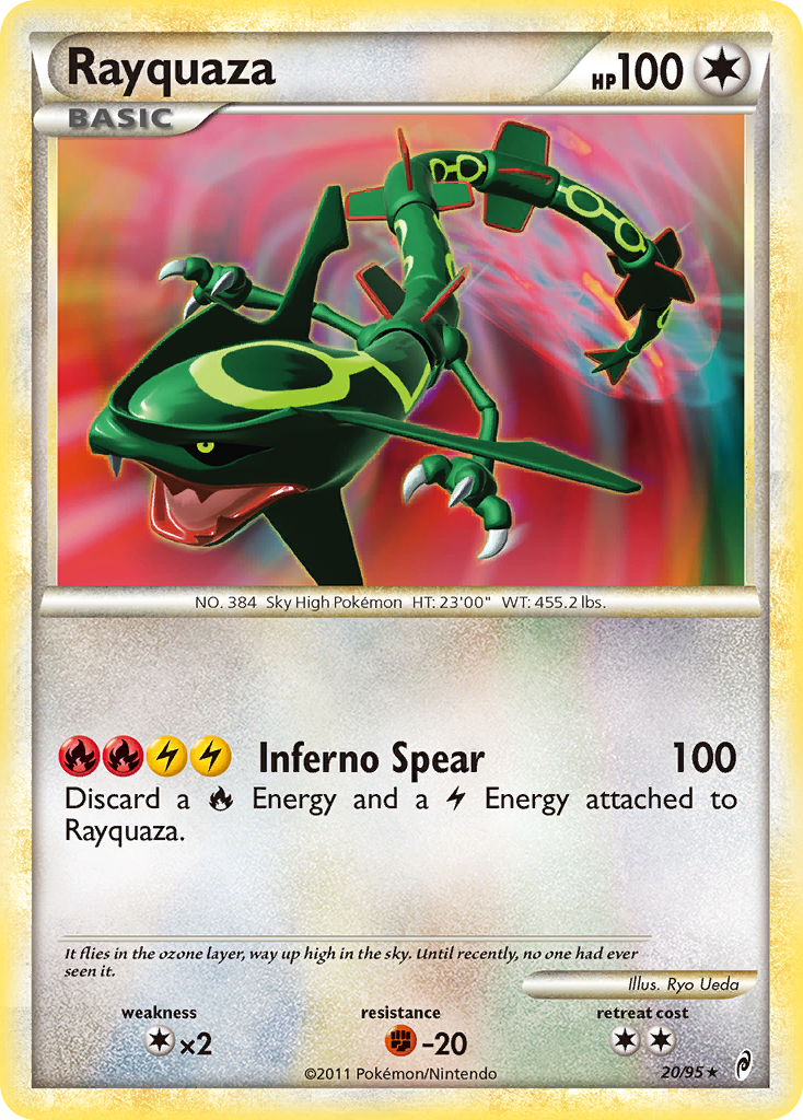 Rayquaza  - Holofoil Call of Legends - Holo Rare