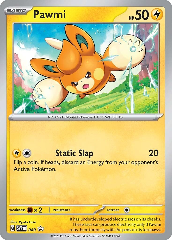 Pawmi 040  - Holofoil SV Scarlet & Violet Promo Cards - Promo