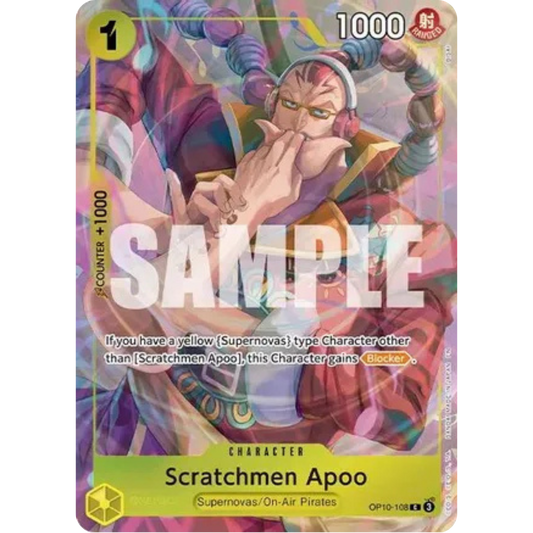 Scratchmen Apoo (Premium Card Collection -Best Selection Vol. 6-) (OP10-108) - One Piece Promotion Cards Foil