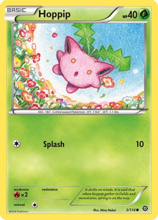 Hoppip 003  XY  Steam Siege - Common