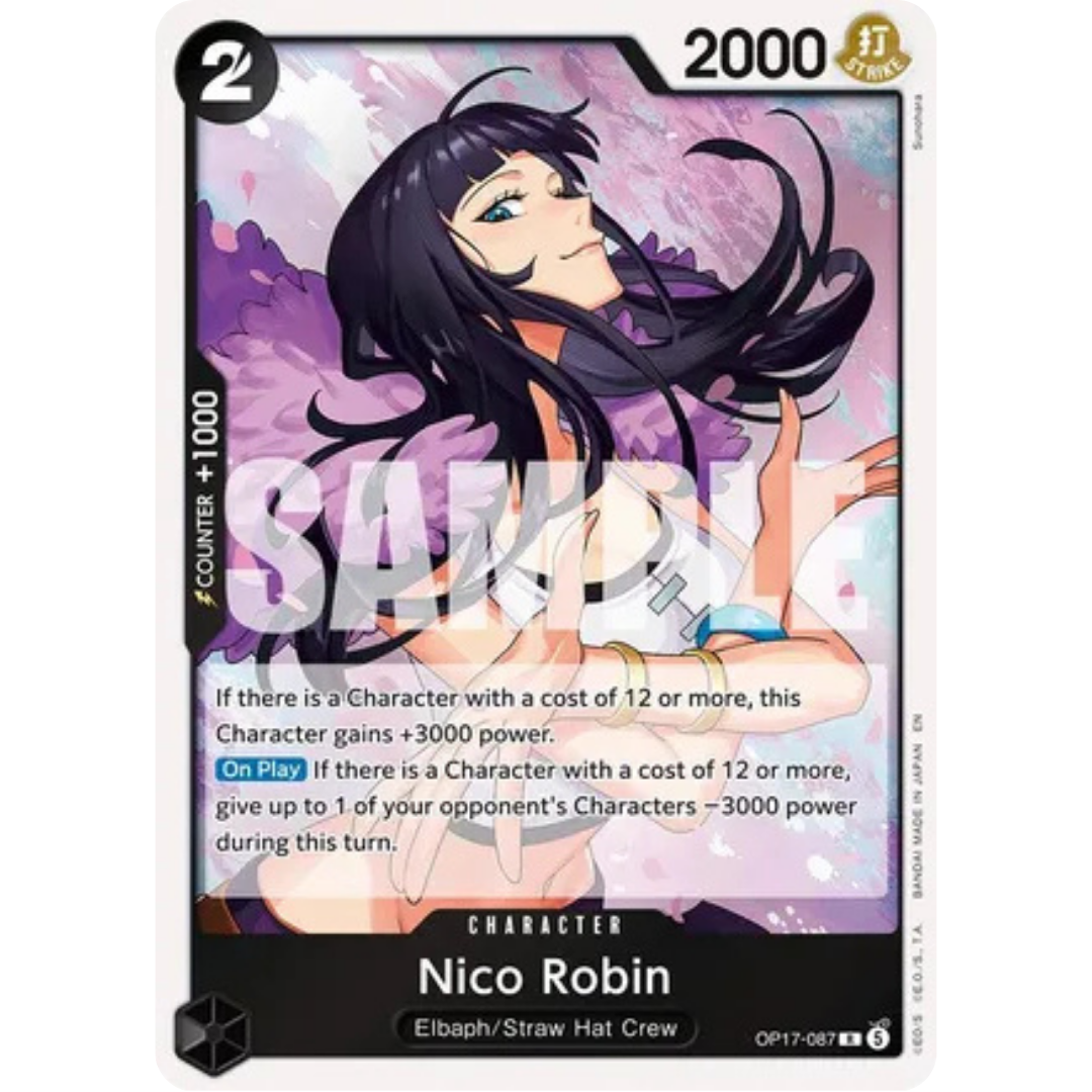 Nico Robin (OP17-087) - The World's Strongest Warriors Foil