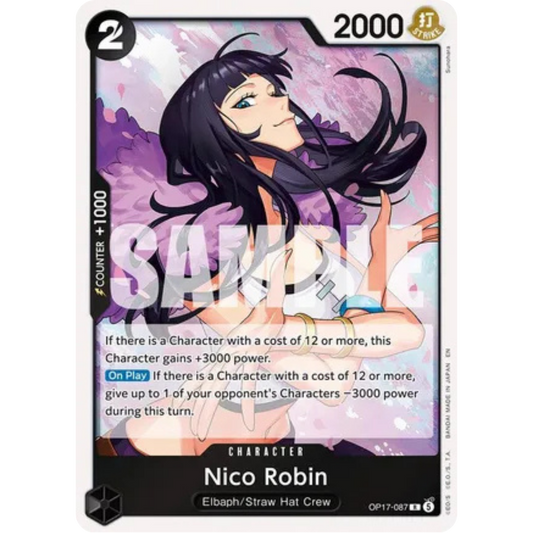 Nico Robin (OP17-087) - The World's Strongest Warriors Foil