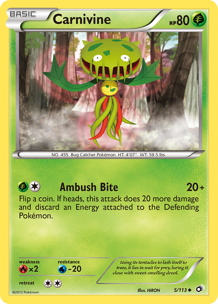 Carnivine  Legendary Treasures - Uncommon