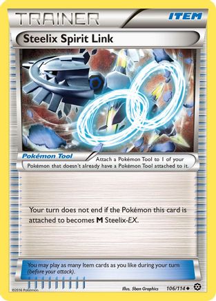 Steelix Spirit Link 106  XY  Steam Siege - Uncommon