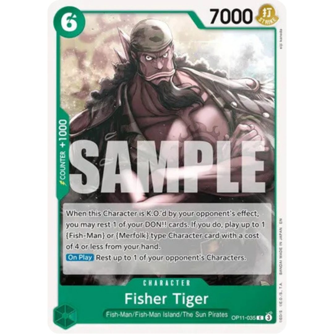 Fisher Tiger (OP11-035) - A Fist of Divine Speed