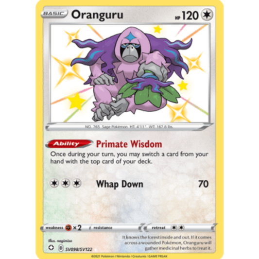 Oranguru (SV098/SV122) [Sword & Shield: Shining Fates]