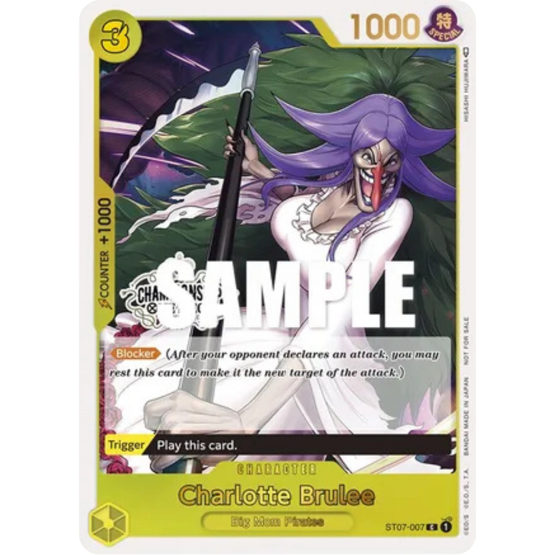 Charlotte Brulee (Store Championship Participation Pack) (ST07-007) - One Piece Promotion Cards Foil