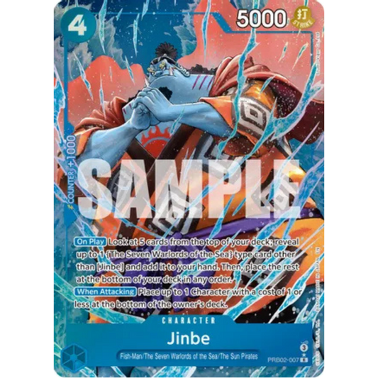 Jinbe - PRB02-007(Alternate Art) (PRB02-007) - Premium Booster -The Best- Vol. 2 Foil