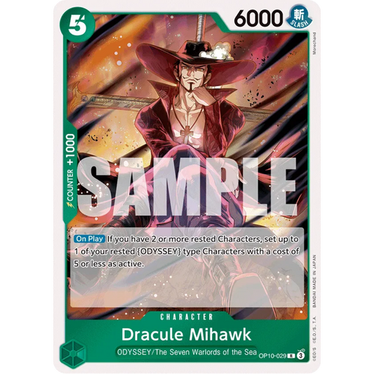 Dracule Mihawk (OP10-029) - Royal Blood Foil