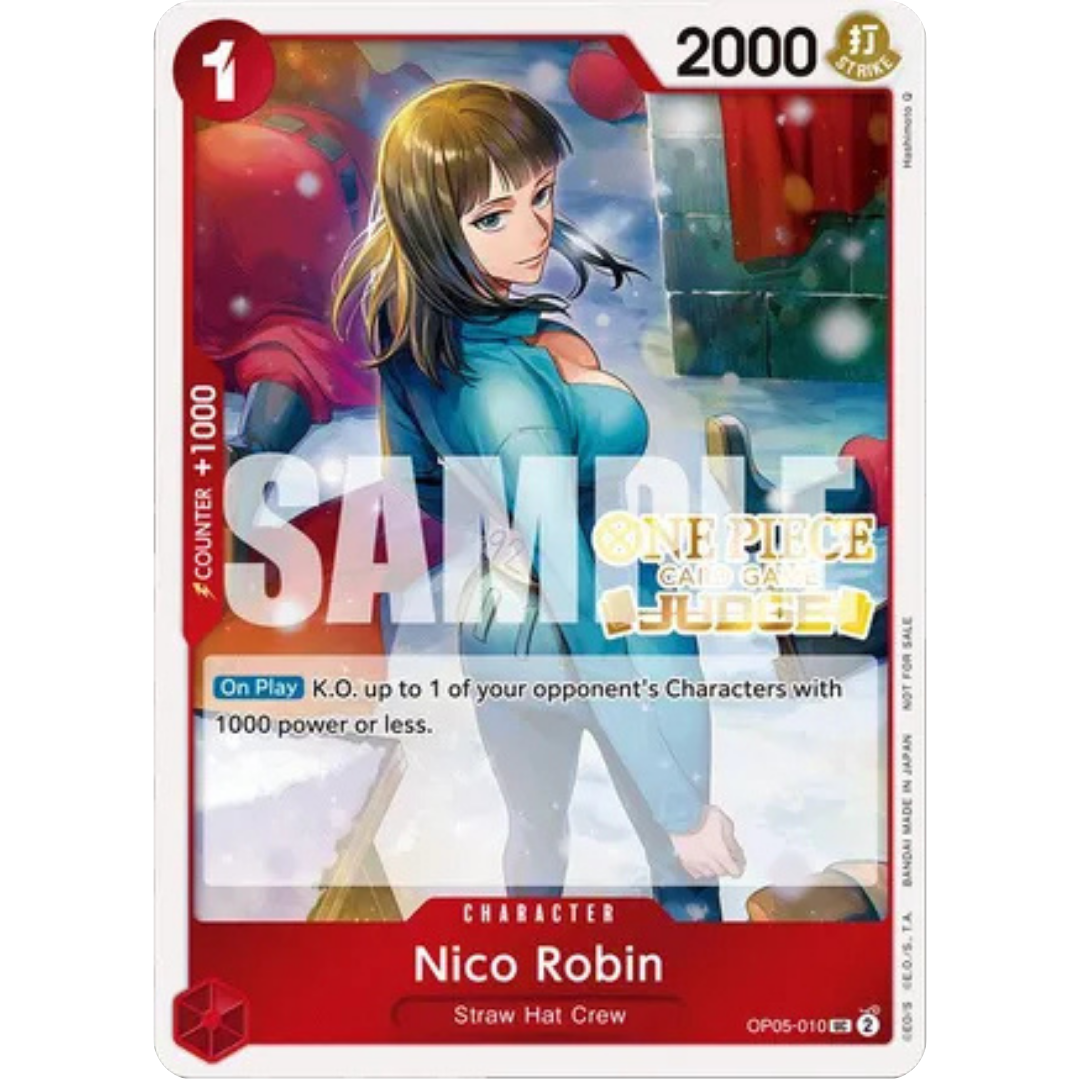 Nico Robin (Judge Pack Vol. 4) (OP05-010) - One Piece Promotion Cards Foil