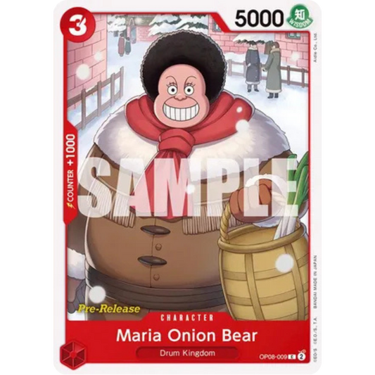 Maria Onion Bear (OP08-009) - Two Legends Pre-Release Cards