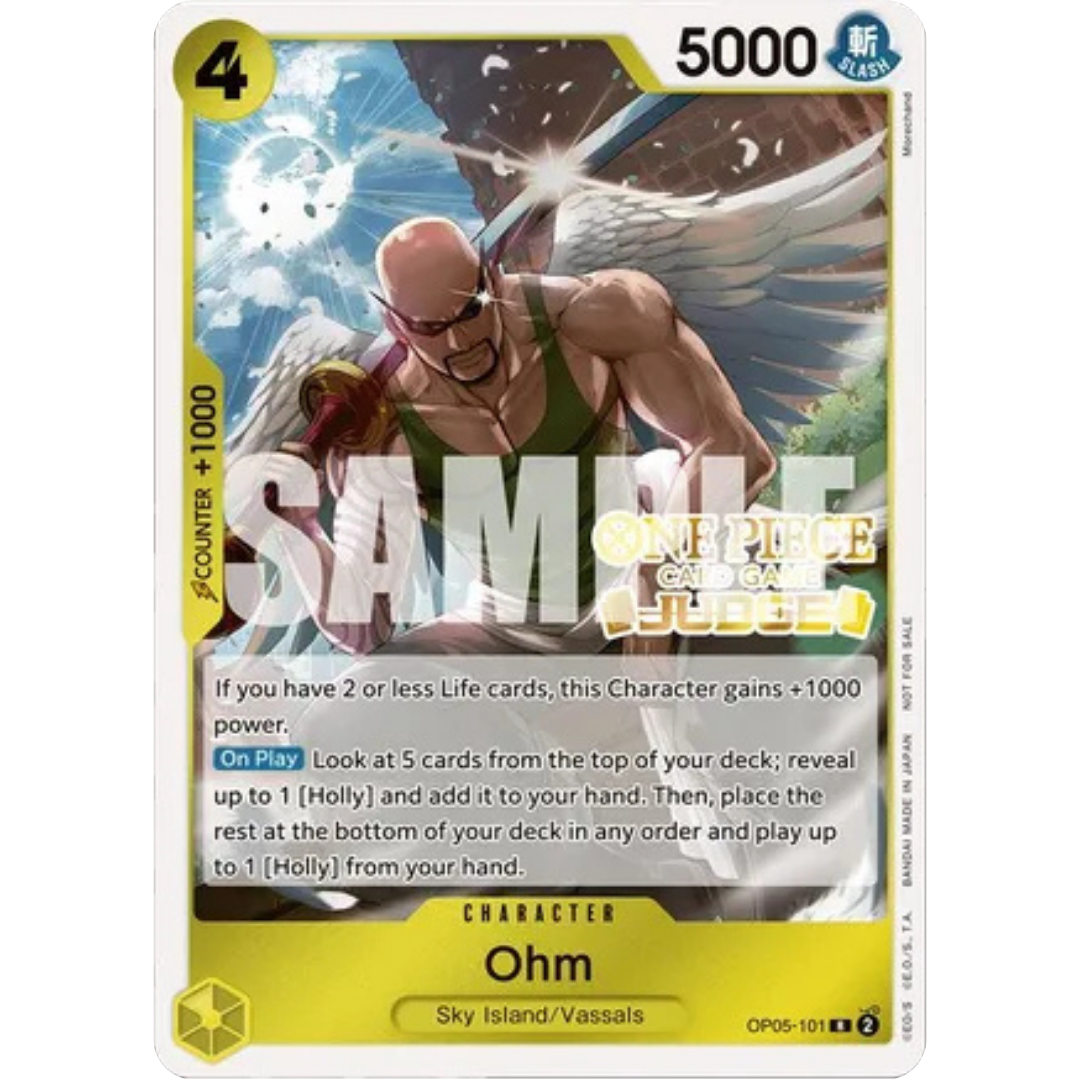 Ohm (Judge Pack Vol. 4) (OP05-101) - One Piece Promotion Cards Foil