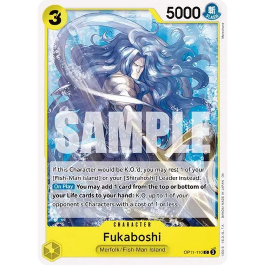 Fukaboshi (OP11-110) - A Fist of Divine Speed