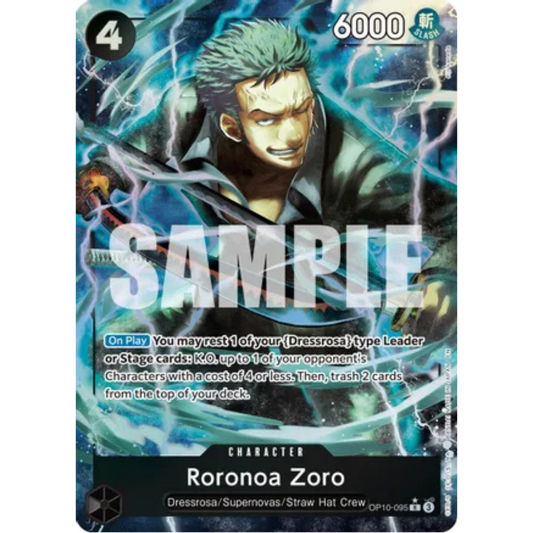 Roronoa Zoro - OP10-095 (Alternate Art) (OP10-095) - Premium Booster -The Best- Vol. 2 Foil
