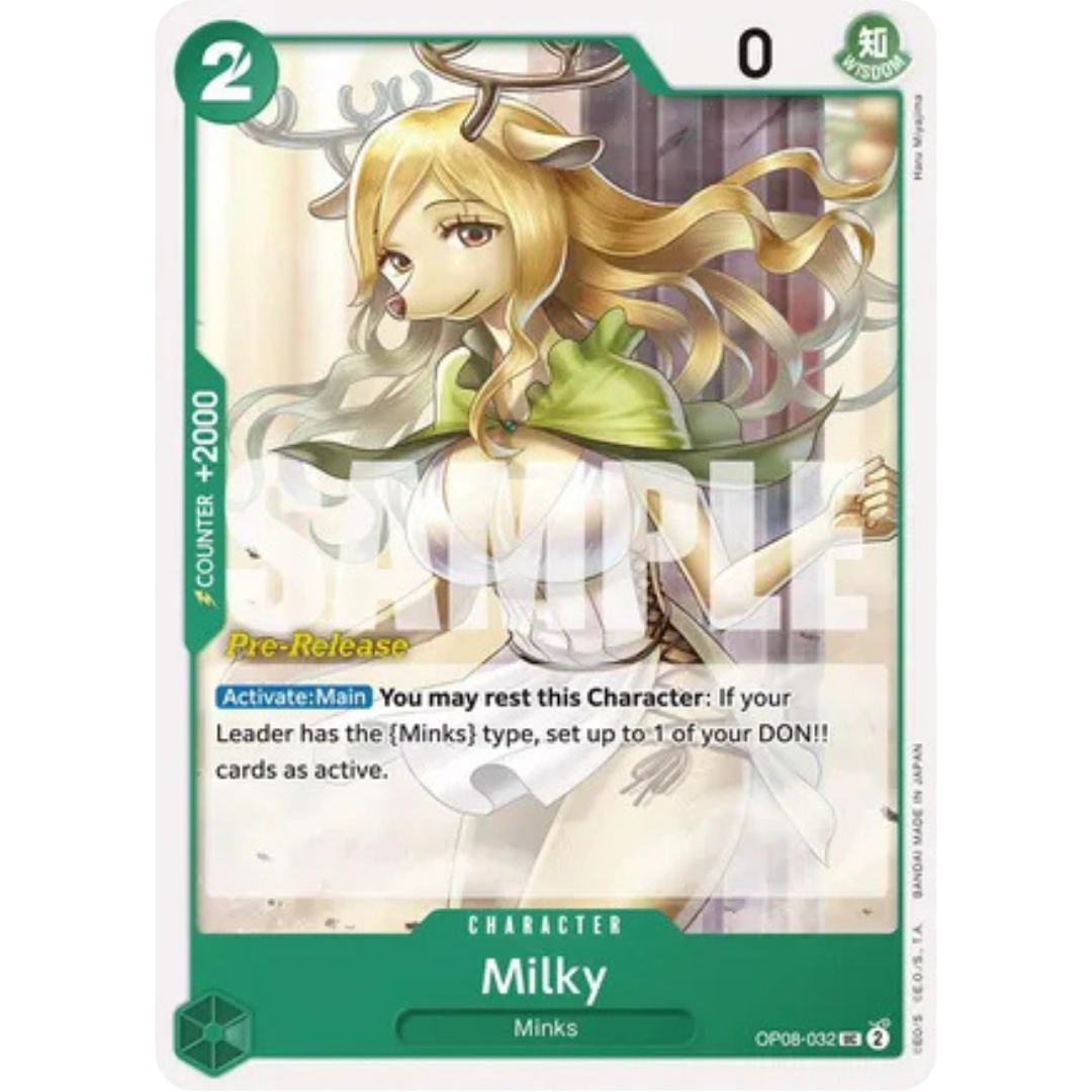 Milky (OP08-032) - Two Legends Pre-Release Cards