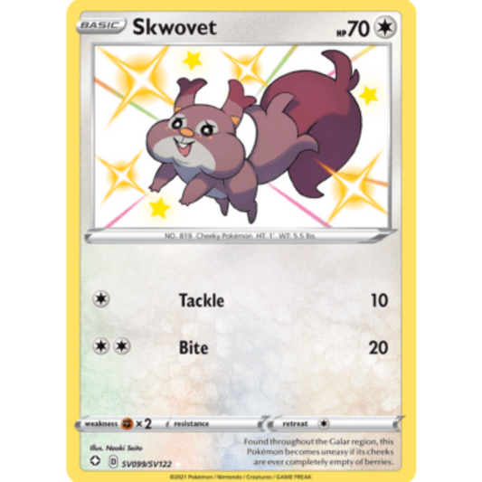 Skwovet (SV099/SV122) [Sword & Shield: Shining Fates]