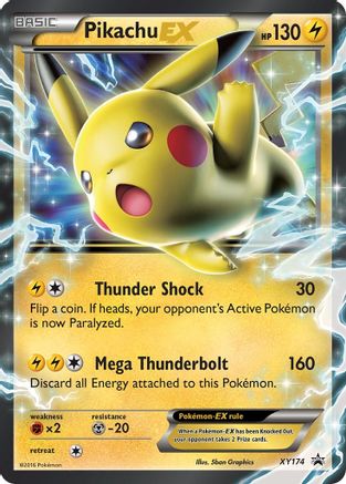 Pikachu EX XY174  - Holofoil XY Promos - Promo