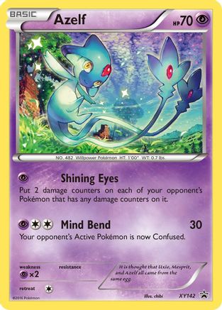 Azelf XY142  - Holofoil XY Promos - Promo