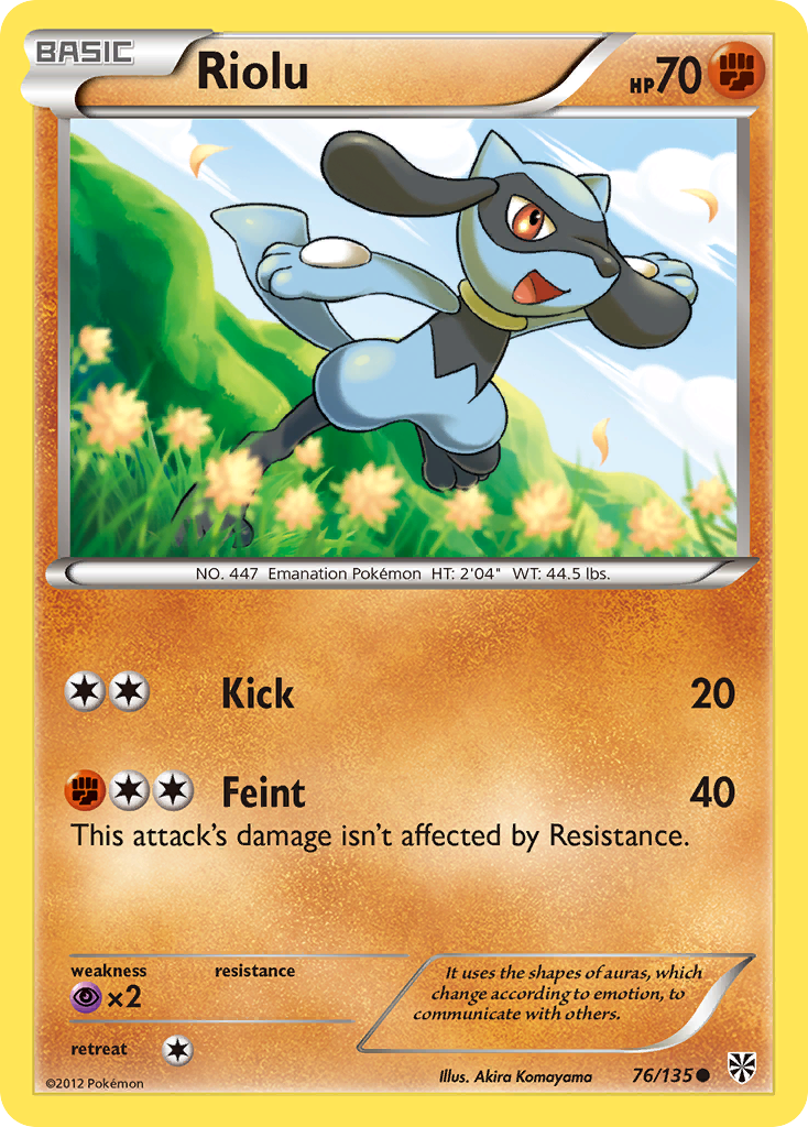 Riolu (76)  Plasma Storm - Common