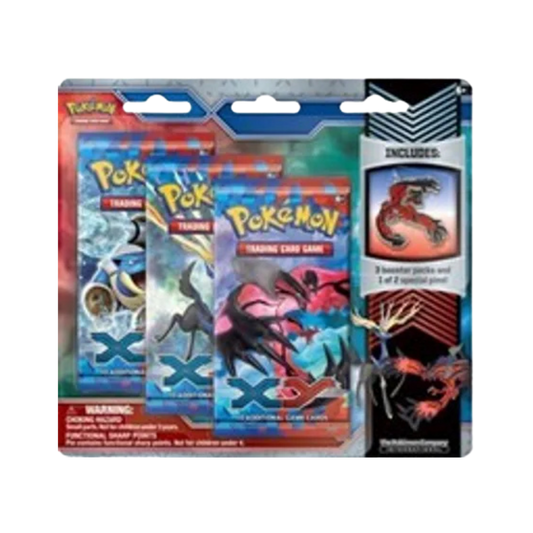 XY Collector Pin 3 Pack Blisters [Yveltal]