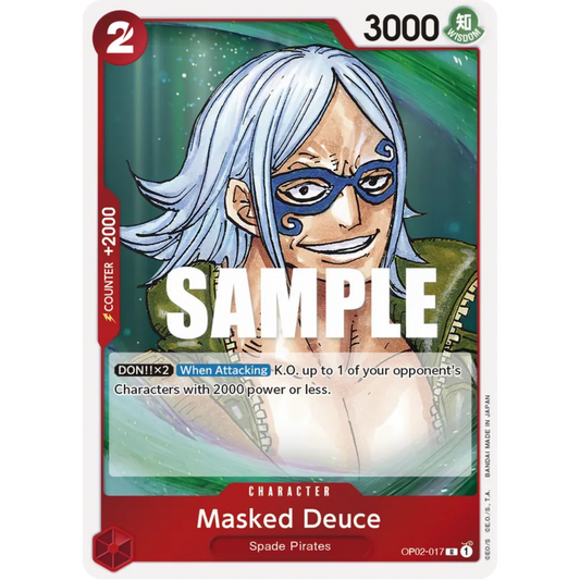 Masked Deuce (OP02-017) - Paramount War Foil