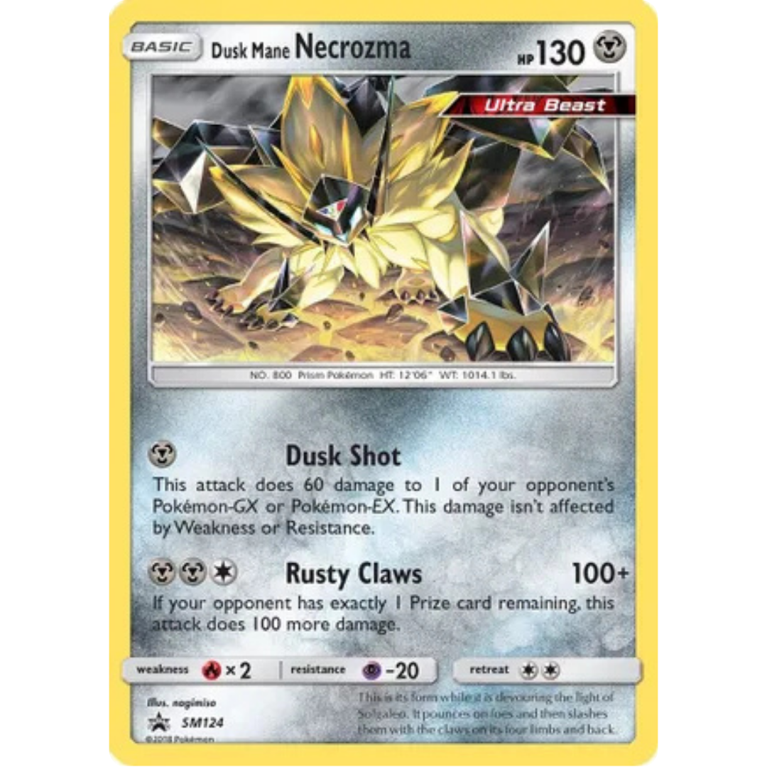 Dusk Mane Necrozma - SM124  - Holofoil SM Promos - Promo