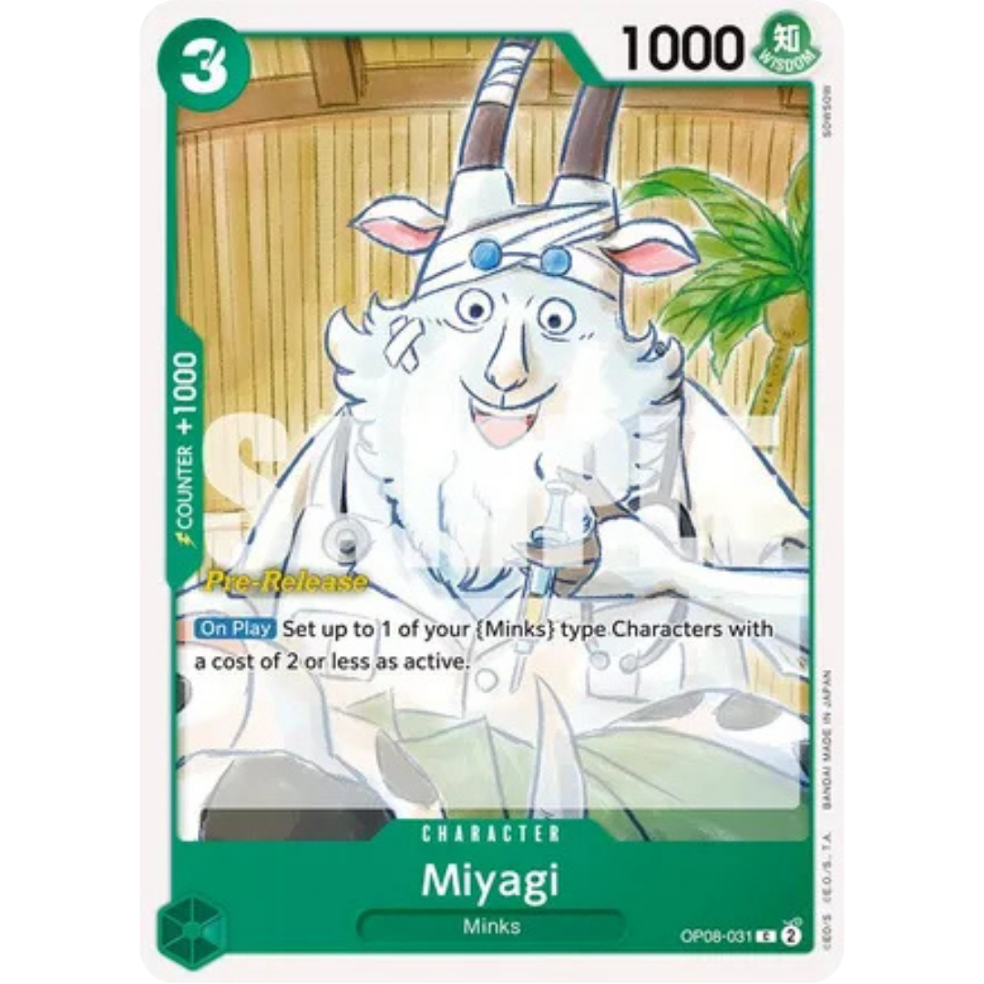 Miyagi (OP08-031) - Two Legends Pre-Release Cards