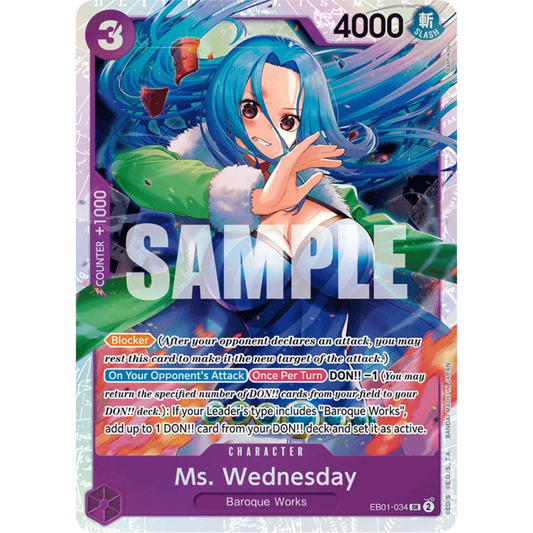 Ms. Wednesday (EB01-034) - Extra Booster: Memorial Collection Foil