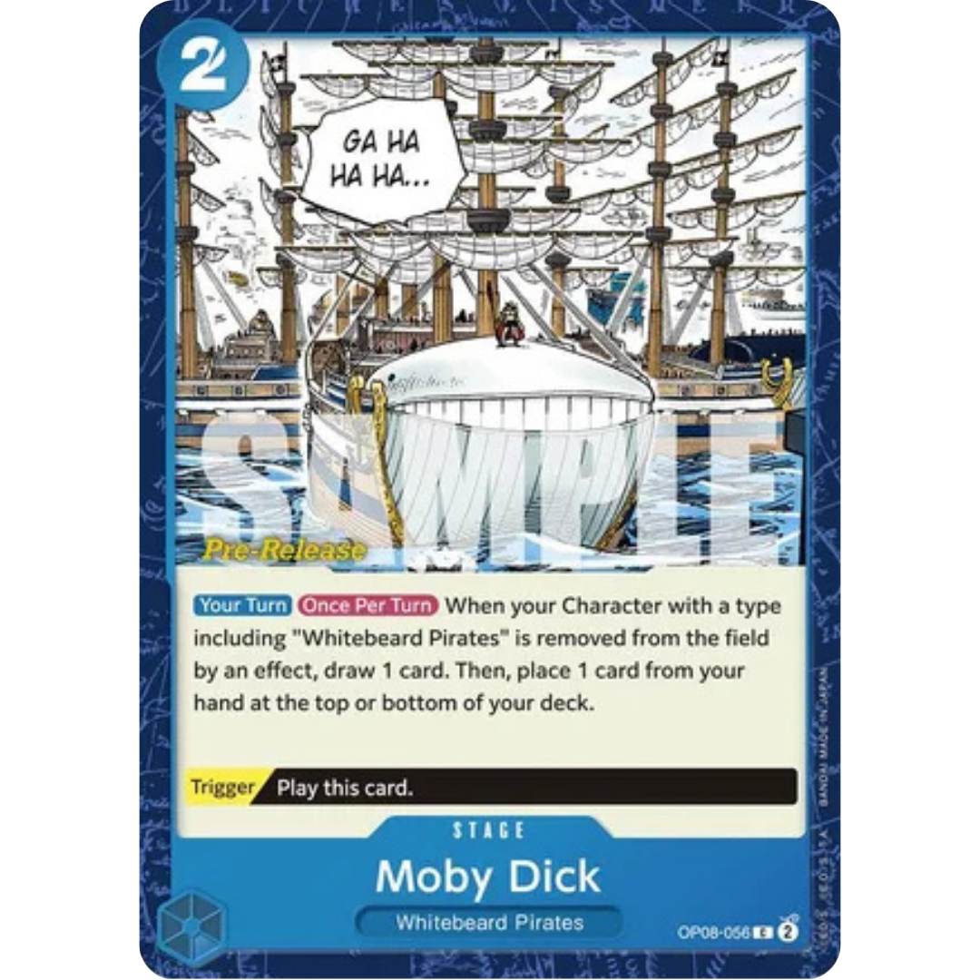 Moby Dick (OP08-056) - Two Legends Pre-Release Cards