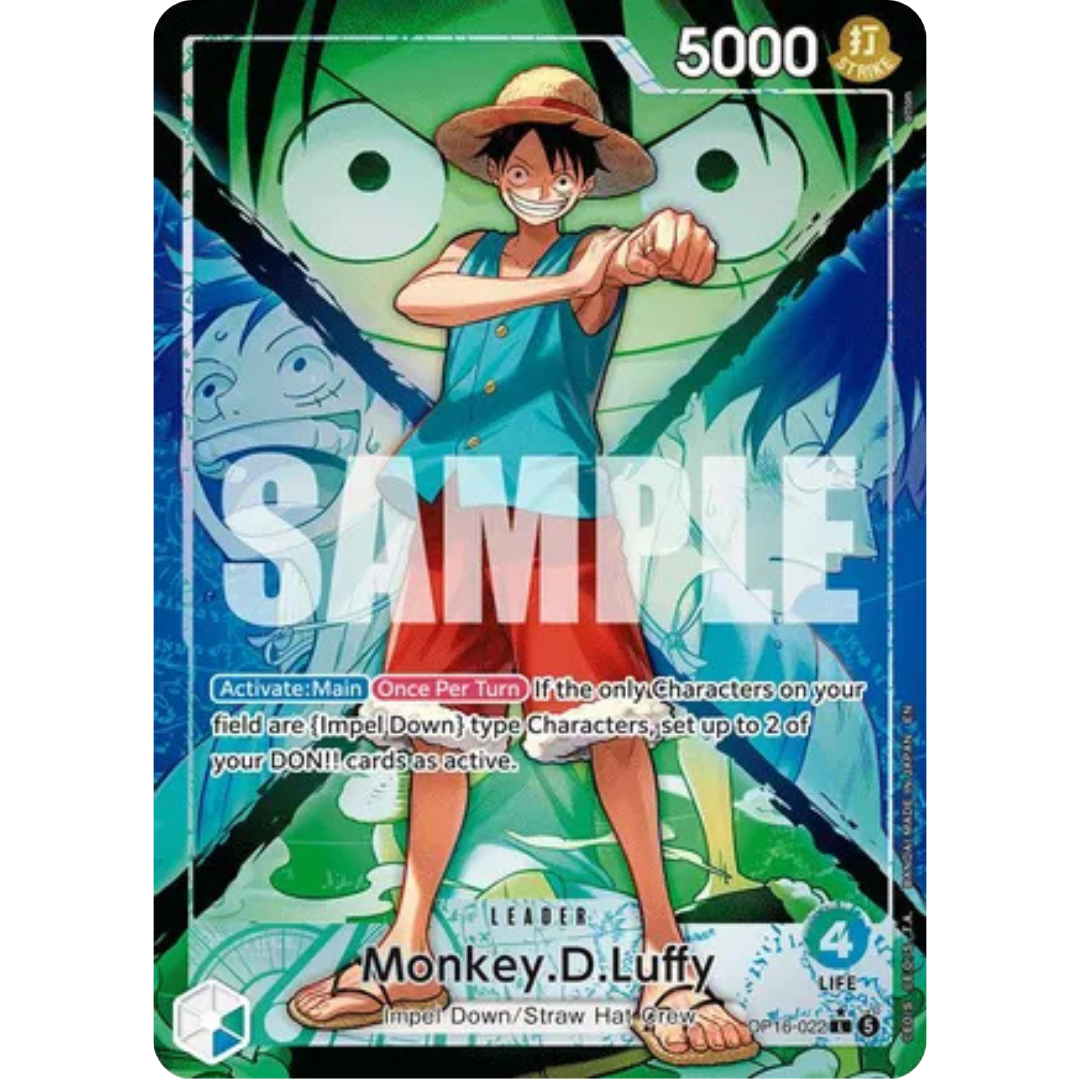 Monkey.D.Luffy (022) (Alternate Art) (OP16-022) - The Time of Battle Foil