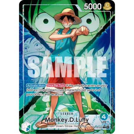 Monkey.D.Luffy (022) (Alternate Art) (OP16-022) - The Time of Battle Foil
