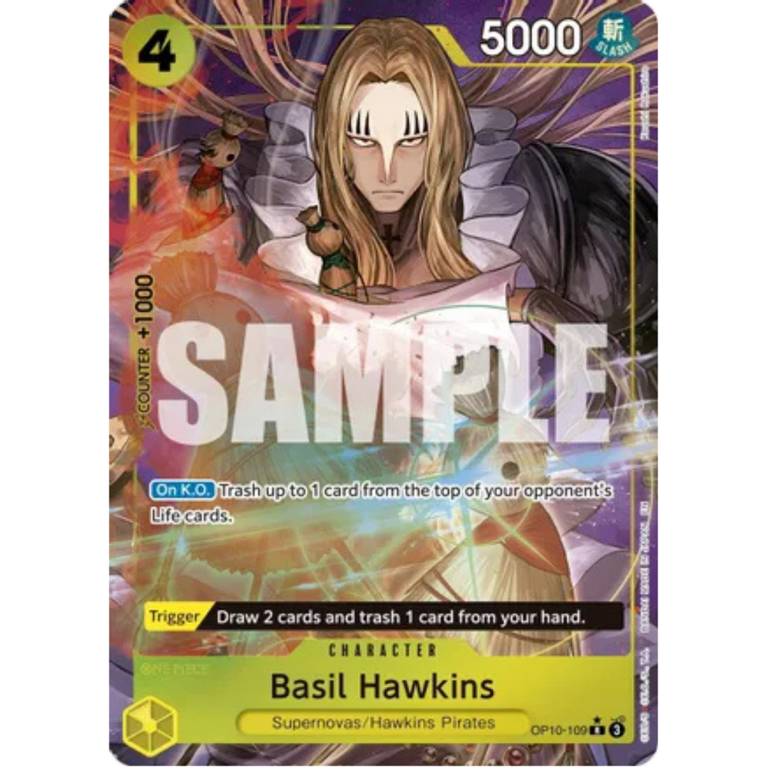 Basil Hawkins (Alternate Art) (OP10-109) - Premium Booster -The Best- Vol. 2 Foil