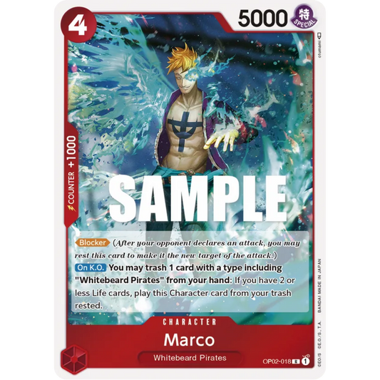 Marco (OP02-018) - Paramount War Foil