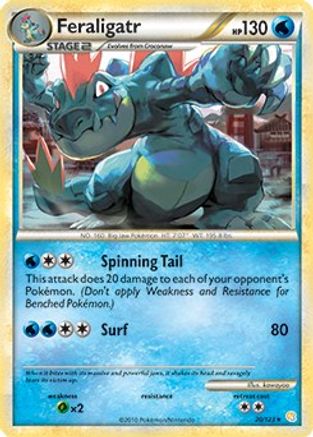 Feraligatr - 20/123 (Cosmos Holo)/123  - Holofoil Deck Exclusives - Holo Rare