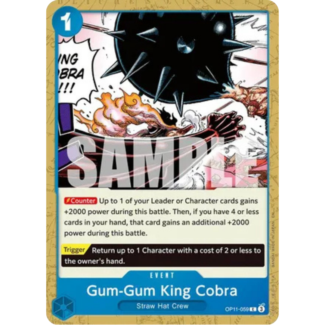 Gum-Gum King Cobra (OP11-059) - A Fist of Divine Speed