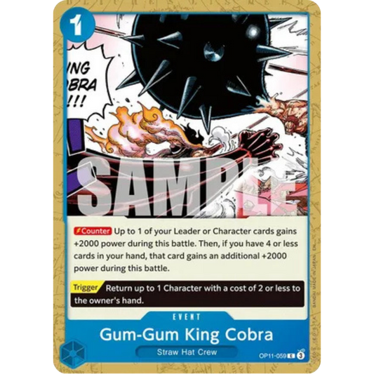 Gum-Gum King Cobra (OP11-059) - A Fist of Divine Speed