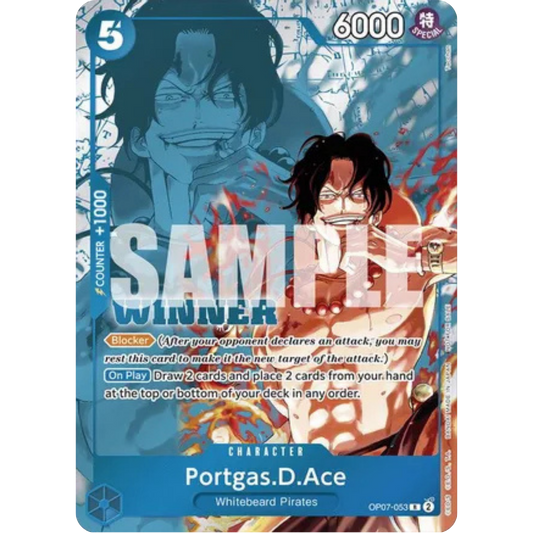Portgas.D.Ace (Winner Pack 2024 Oct.-Dec.) (OP07-053) - One Piece Promotion Cards Foil