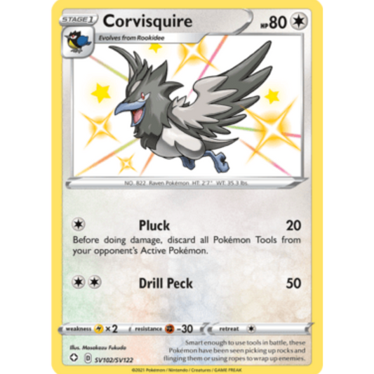Corvisquire (SV102/SV122) [Sword & Shield: Shining Fates]