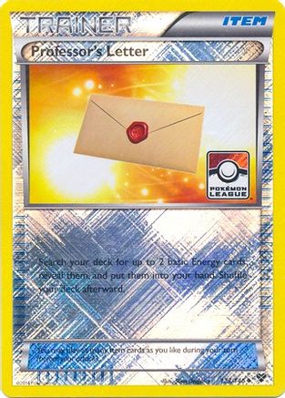 Professor's Letter 123/146  - Reverse Holofoil League & Championship Cards - Promo